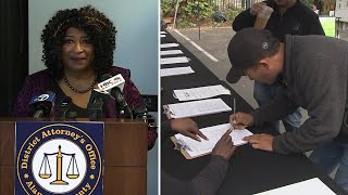 Recall group for Alameda Co DA Pamela Price begins collecting signatures ahead of election year [upl. by Erodavlas48]