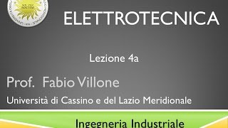 Elettrotecnica Lezione 4a [upl. by Hymen255]