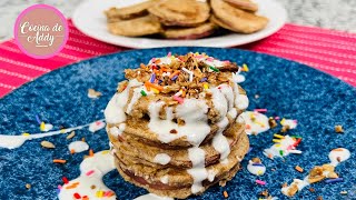 Manzana y Avena DESAYUNOCENA Sin pan Ni tortillas Apto Diabetes Gastritis Colesterol DietaAddy [upl. by Anib859]