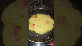 Besana with suji chilahealthy breakfastgramflour with semolina food shortslike  share subscribe [upl. by Llehcim]