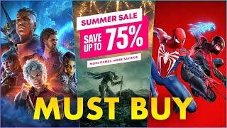 20 MUST BUY Deals on PSN Summer Sale 2024  August 2024 [upl. by Knute296]