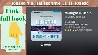 Book 75 Midnight in Death Audiobook J D Robb in death series audiobooks [upl. by Donnie]