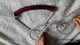 Knotenhalfter selbst machen 🦄 Flechtshop Knoti Tutorial  Teil 1 [upl. by Atneuqal]