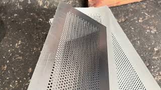 SCHOOL BANCH PERFORATED SHEET IN MILD STEEL 9998535243 SCHOOLBANCH PERFORATED PERFORATION JALI [upl. by Reffotsirk]