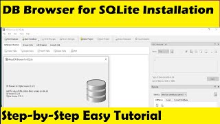 SQLite Tutorial 1  Getting started with SQLite and Installation [upl. by Ayojal438]