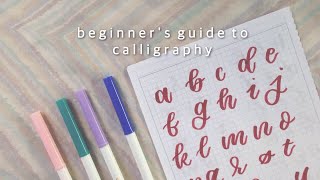 how to beginners guide to calligraphy [upl. by Leinto]