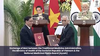 MoU between National Medicinal Plants BoardAyush amp Traditional Medicine Administration of Vietnam [upl. by Pesek]