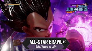 AllStar Brawl 6  The Almighty Prince  GokuVegeta Vs Luffy  Jump Force [upl. by Osanna246]