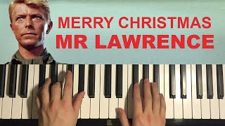 Merry Christmas Mr Lawrence Piano Tutorial Lesson [upl. by Mcloughlin]