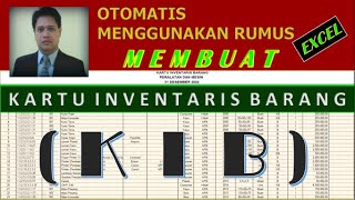 KARTU INVENTARIS BARANG KIB  CARA MEMBUAT OTOMATIS DENGAN RUMUS EXCEL [upl. by Alidia]