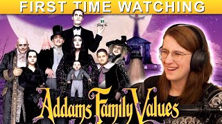 ADDAMS FAMILY VALUES  FIRST TIME WATCHING  MOVIE REACTION [upl. by Woods]