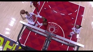 Kristaps Porzingis dunks on Dwight Howard  Knicks vs Hawks 11917 [upl. by Theresita]