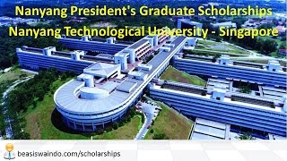 Singapore  Nanyang Technological University Presidents Graduate Scholarships NPGS [upl. by Ayerhs492]