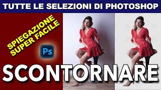 Impara a scontornare qualsiasi immagine ecco tutte le selezioni di Photoshop [upl. by Aikemal]