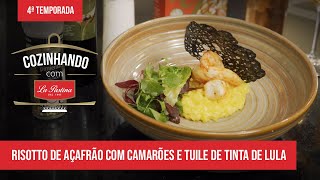 Receita de Risoto de Açafrão com Camarões da Le Cordon Bleu  Chef Alain Uzan [upl. by Rod]