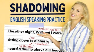 English Speaking Practice  Speak with me Shadowing Method [upl. by Anot]