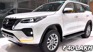 NEW Toyota Fortuner NEW Model 4X4 Walkaround Review with On Road Price  Toyota Fortuner Facelift [upl. by Meuser]