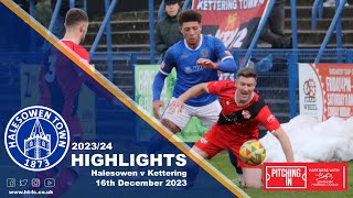 HIGHLIGHTS  Halesowen v Kettering Town 161223 [upl. by Notlrahc]