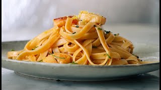 SCALLOP PASTA Like an Italian Shorts [upl. by Jann305]