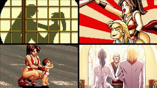 Mai Shiranui and Andy All Intros Ending 19922022 [upl. by Attem911]