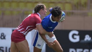 Russia vs Samoa HIGHLIGHTS  Monaco 7s  Tokio 2021 Olympic Qualifiers [upl. by Atiuqaj]