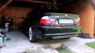 bmw e46 330ci no exhaust [upl. by Wilkie]