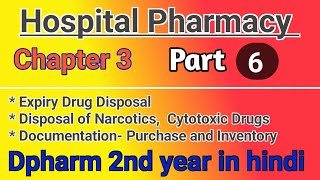 Disposal of Expiry Drugs  Disposal of narcotics cytotoxic Drugs Documentation in hindi [upl. by Annaet]