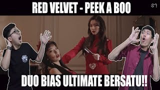 GOKSS SEKALI RED VELVET  PEEK A BOO MV REACTION  INDONESIA [upl. by Ardnekal]