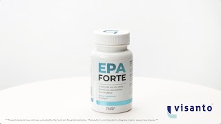 Visanto EPA Forte  Ultrapure 90 EPA Forte from Sea Fish with Borage Oil [upl. by Sadnac]