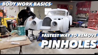 BUGATTI BODY WORK PRIMER PINHOLES  TIPS AND TRICKS [upl. by Lansing396]