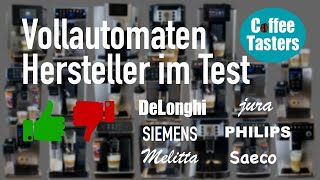 Kaffeevollautomaten Test 2024 ⭐ Teil 2 500 bis 1000€ Vor amp Nachteile beliebter Marken [upl. by Odnaloy439]