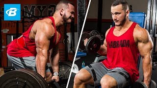 HighVolume Back amp Biceps Workout  Hunter Labrada [upl. by Stanislaus]