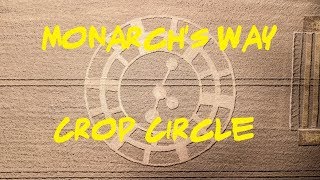 Crop Circle  Monarchs Way near Fonthill Bishop Wiltshire Reported 13th August [upl. by Wampler]