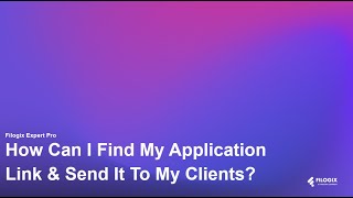 How Can I Find My Application Link amp Send It To My Clients [upl. by Fidelis973]