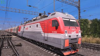 Trainz 22 сценарий quot472М Москва  Адлерquot Лихая  Новочеркасск [upl. by Notac]