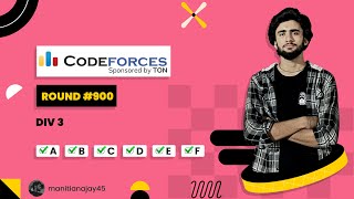 Codeforces Round 900 Div 3  Editorial For Problem ABCDEF [upl. by Esch673]