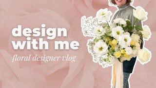 StepbyStep Wedding Bouquet Design Tutorial Recipe and Pricing 💐 Design a Wedding Bouquet With Me [upl. by Niahs]