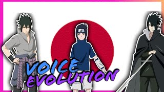 EVOLUTION of the VOICE of SASUKE UCHIHA  Noriaki Sugiyama 🇯🇵 [upl. by Anahir544]