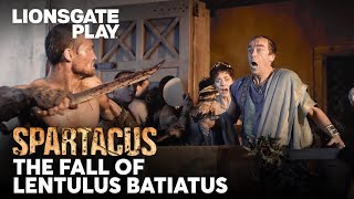 The Fall of Lentulus Batiatus  Spartacus Season 1  Andy Whitfield  lionsgateplay [upl. by Namialus]