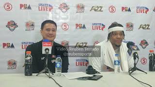 ZACH LOFTON SCORES 54 POINTS IN PBA DEBUT  Meralco postgame presser after [upl. by Seligmann]