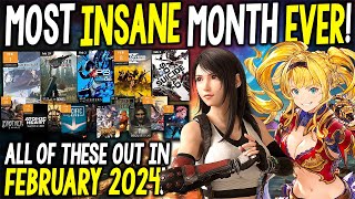 The MOST INSANE Month of NEW Game Releases EVER February 2024 Will be EPIC  Another HUGE Release [upl. by Lore382]