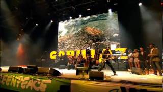 Gorillaz  O Green World Live  Glastonbury 2010 [upl. by Ysak627]