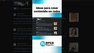 💡 Ideas para crear contenido en redes  Marketing de contenidos [upl. by Ymrej8]