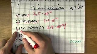 Standardschreibweise von Zehnerpotenzen [upl. by Hesketh]