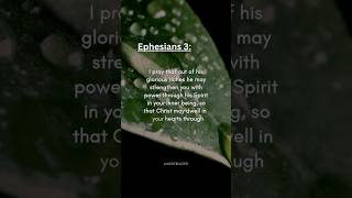 Share the Good News Bible Verse of the Day Ephesians 31617 NIV [upl. by Poirer68]