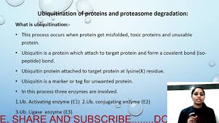 UBIQUITINATION OF PROTEINS 26S PROTEASOME DEGRADATION [upl. by Luelle]