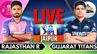 IPL 2024 Live RR vs GT Live Match  IPL Live Score amp Commentary  Rajasthan vs Gujarat Live Match [upl. by Ettenil]