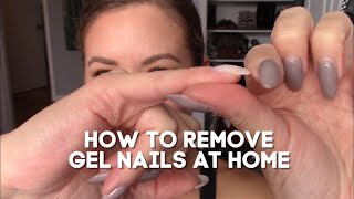 How To Remove Gel Nails At Home [upl. by Entirb]