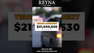 Call Reyna Law Firm after truck accidents [upl. by Dianthe41]