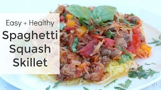 Spaghetti Squash Recipe  Simple Skillet Meal [upl. by Gaelan]